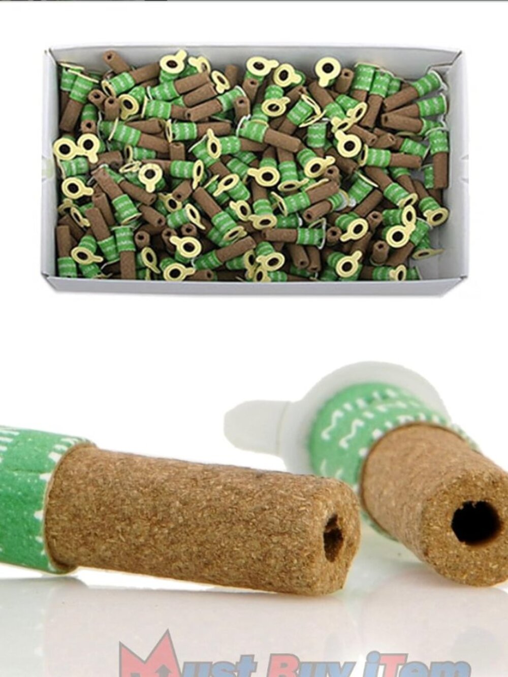 Korea Acupuncture 100% Wormwood Mugwort Moxibustion Mini Moxa Sticks On Cone